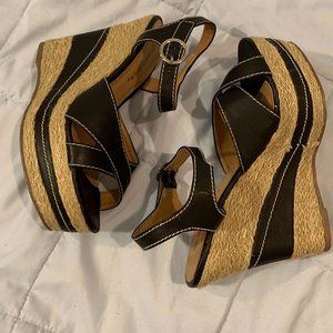 Wild Diva Platform Wedge Sandals